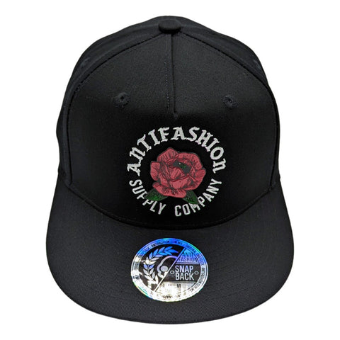 Gorra Antifashion Rosa Negro Bordado Algodón 008