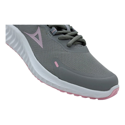 Tenis Pirma Para Mujer Running Silver Step 4005 Gris/rosa