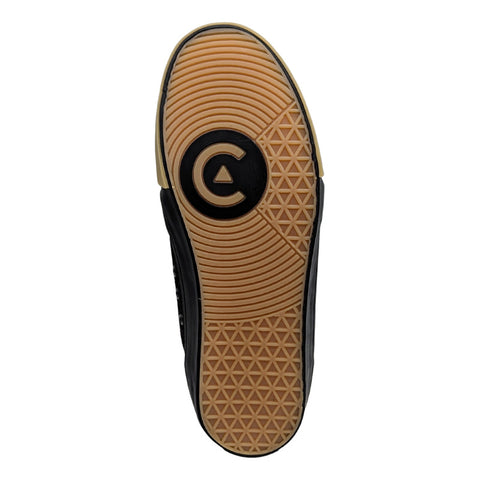 Tenis Core Smith Classics Black/gum 172585 Caballero Hombre Gamuza