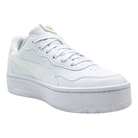 Tenis Puma Court Lally Skye Daylnigth Balnco Dorado 404295 01 Para Mujer