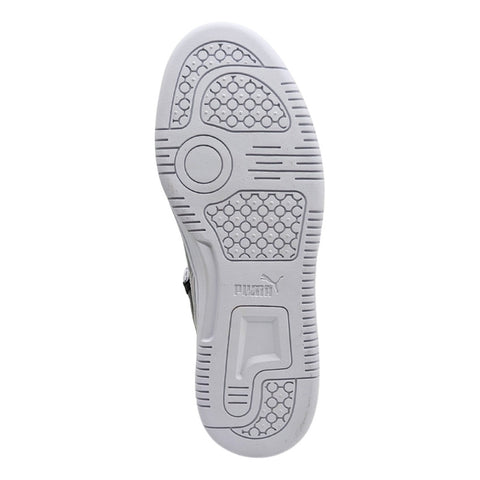 Tenis Puma V6 Metallic Dream Blanco-negro-plata Bota 397474 02 Dama
