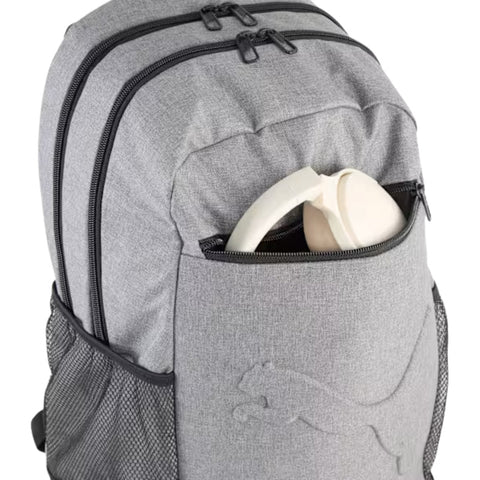 Mochila Puma Buzz Liso Gris Para Hombre 091350 01