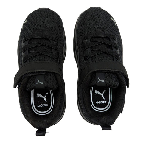 Tenis Niño Puma Anzarun Lite Ac Inf 37201010 Textil Negro Infantil 11 Al 17.5 Mex