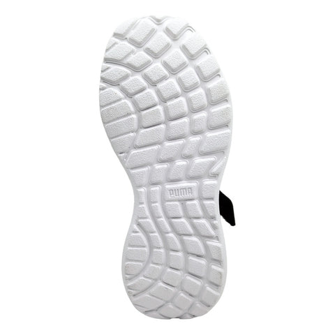 Tenis Puma Soft Cosmic Lt Negro Blanco Velcro 402448 02 Infantil