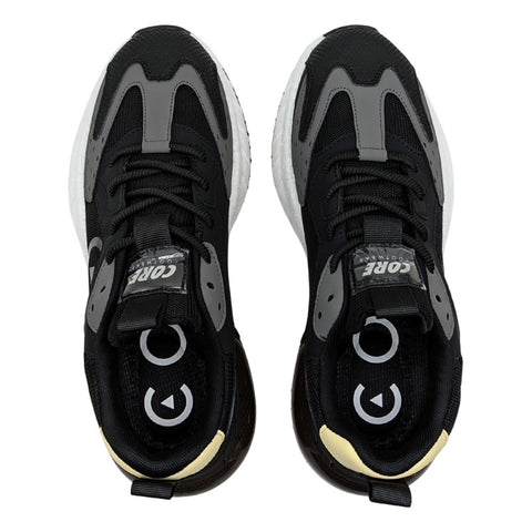 Tenis Sport Válvula Core 902801 Negro Con Gris Para Hombre