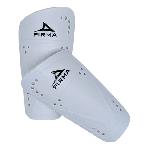 Espinilleras Pirma Para Niños Unisex De 6-14 Años Blancas