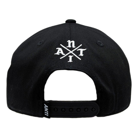 Gorra Antifashion Rosa Negro Bordado Algodón 008