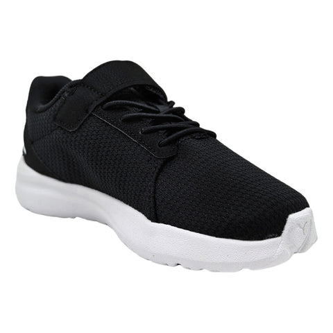 Tenis Puma Soft Cosmic Lt Negro Blanco Velcro 402448 02 Infantil