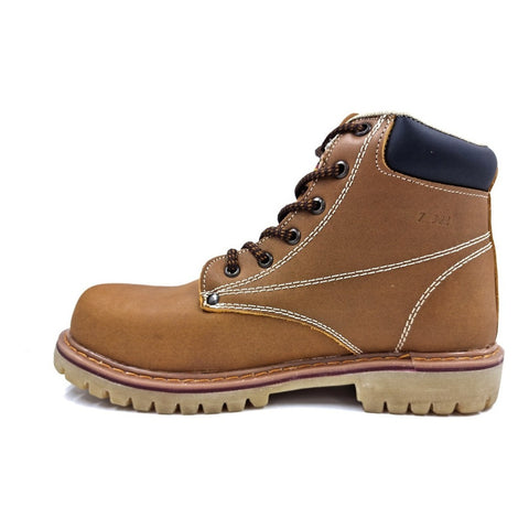 Botas Pma Industriales Sin Casquillo Atanado Avellana Hombre