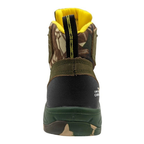 Botas Caribu 355 De Trabajo Color Verde Camuflaje Hombre