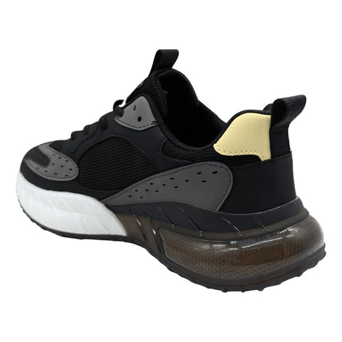 Tenis Sport Válvula Core 902801 Negro Con Gris Para Hombre