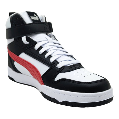 Tenis Puma Rbd Game Blanco Negro Rojo Bota 385839 05 Para Hombre