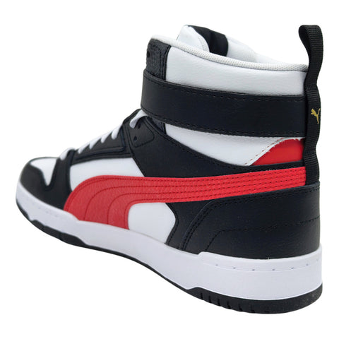 Tenis Puma Rbd Game Blanco Negro Rojo Bota 385839 05 Para Hombre