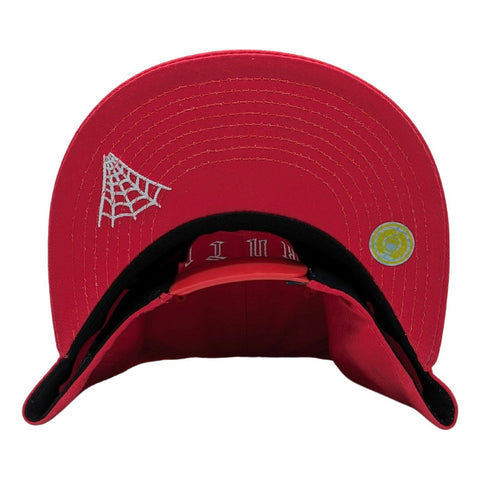Gorra Antifashion Spider Roja Bordado Algodón 007