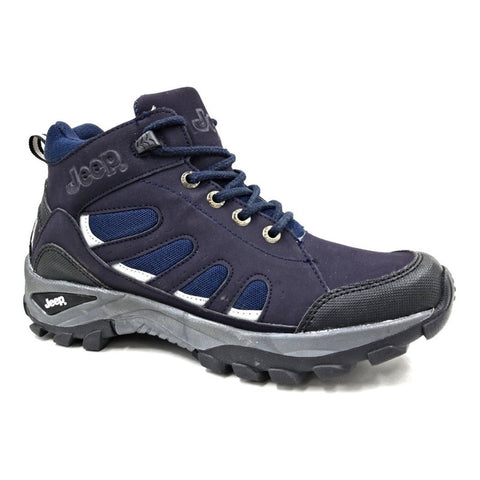 Botas Hombre Jeep 3472 Azul De Piel Tallas 25 30 Cm