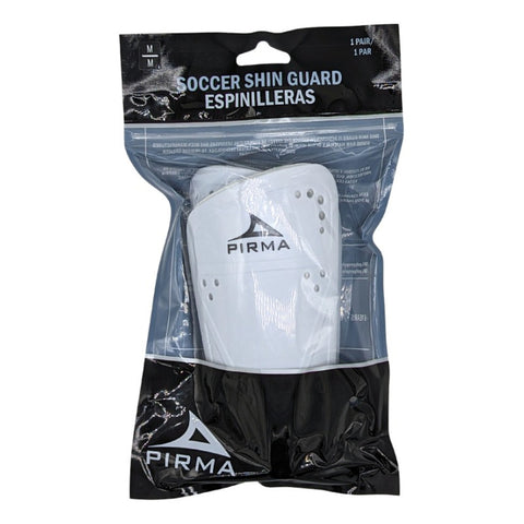Espinilleras Pirma Para Niños Unisex De 6-14 Años Blancas