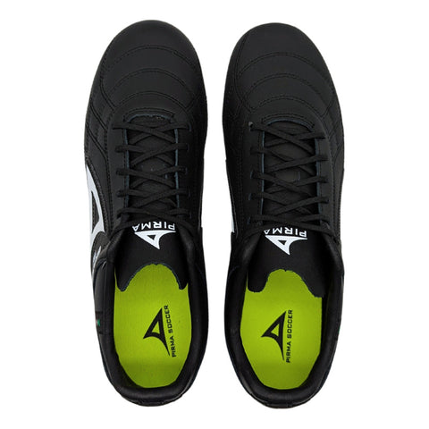 Tenis Pirma Brasil Futbol Rápido 3053 Turf Siete Piel Negro