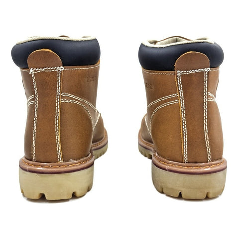 Botas Pma Industriales Sin Casquillo Atanado Avellana Hombre