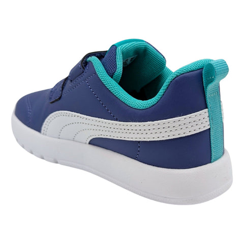 Tenis Puma Courtflex Kinder Niño V3 Tallas Pequeñas 12 Al 17 Infantil Modelo 310252 10