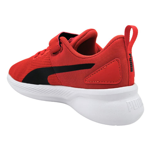 Tenis Puma Flyer Runner V Ps Rojo Blanco Velcro 192929 38 Infantil