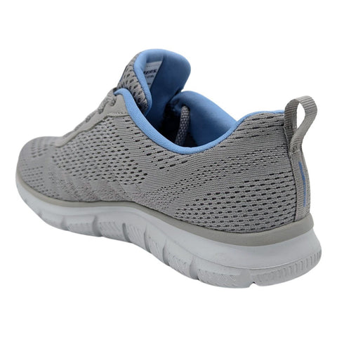 Tenis Skechers Mujer Modelo 150141 Color Gris Dama