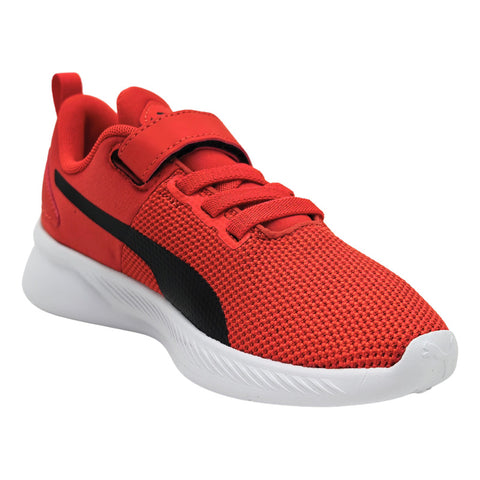 Tenis Puma Flyer Runner V Ps Rojo Blanco Velcro 192929 38 Infantil