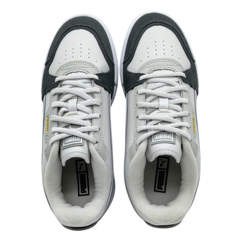 Tenis Puma Ca Pro Lux Lll Unisex 398456 02 Blanco Y Gris Edicion Especial Cuenta Con Llavero Puma