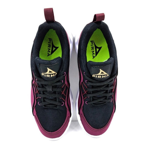 Tenis De Running Comodo Ligero Para Mujer Pirma 5518 Tinto