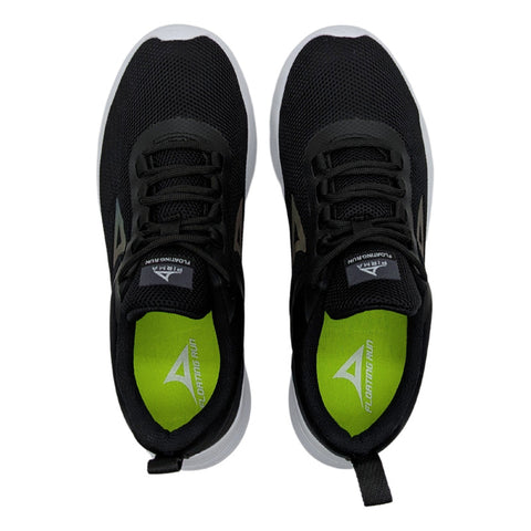 Tenis Dama Pirma 4517 Textil Negro Suela Blanca Mujer