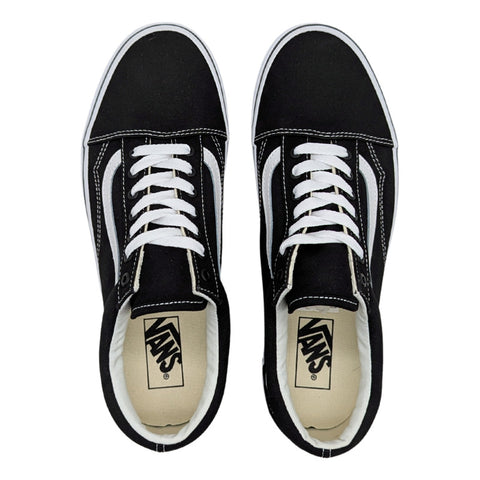 Tenis Vans Old Skool Clásicos Negro Blanco Lona Vn000zdf1wx