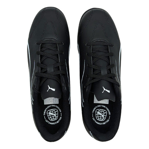 Tenis De Fútbol Rápido Con Suela Antideslizante Tachones Puma 107487 01 Niños Jr Juvenil Negro