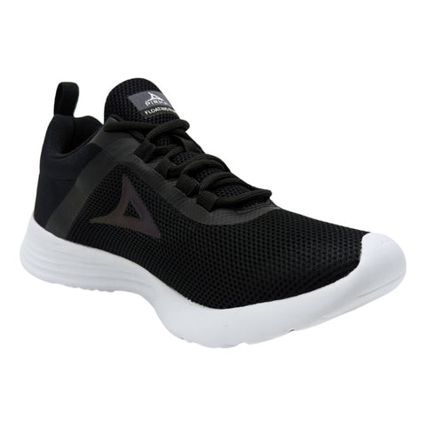 Tenis Dama Pirma 4517 Textil Negro Suela Blanca Mujer