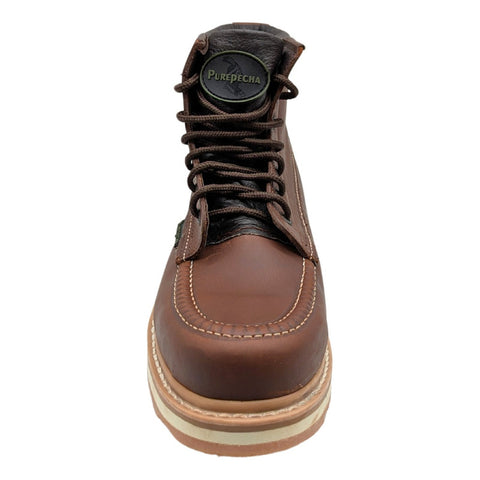 Bota Botin Modelo 223 Marca Purepecha Suela Cactus Amarillo