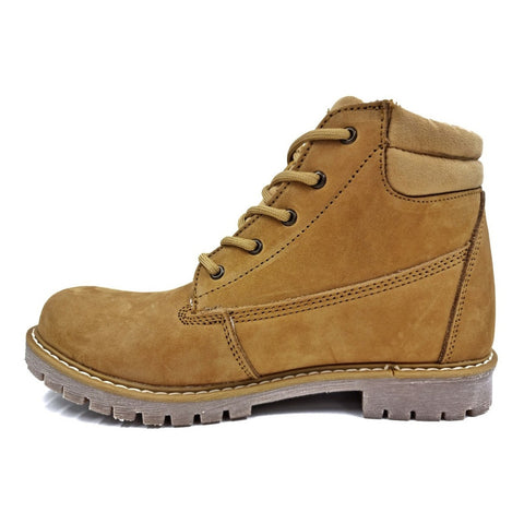 Bota Caribu 616 Regia Nobuck Paja-mujer
