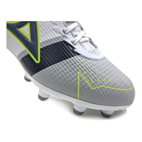 Zapatos Pirma De Futbol Soccer Para Niños 3044 Blanco/plata