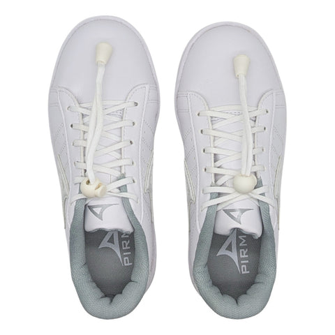 Tenis Niño Pirma 5074 Escolares Casual Blancos Tallas 18 Al 21