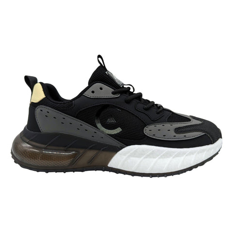 Tenis Sport Válvula Core 902801 Negro Con Gris Para Hombre