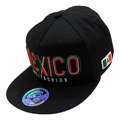 Gorra Antifashion Mexico Plana Algodón Bordado 010