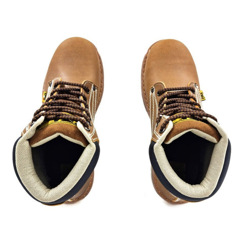Botas Pma Industriales Sin Casquillo Atanado Avellana Hombre