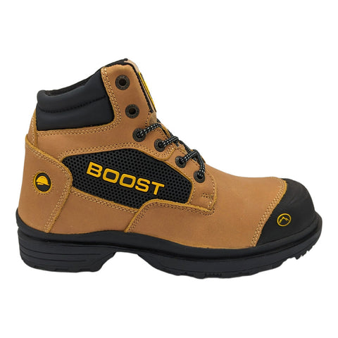 Botas Trabajo Hombre Miel Casquillo Piel Tactica Boost 403