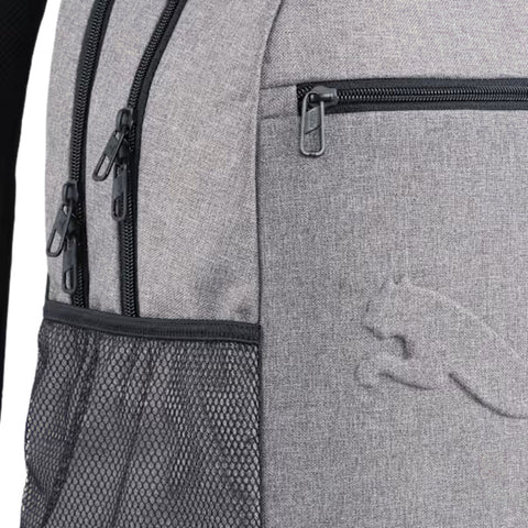 Mochila Puma Buzz Liso Gris Para Hombre 091350 01