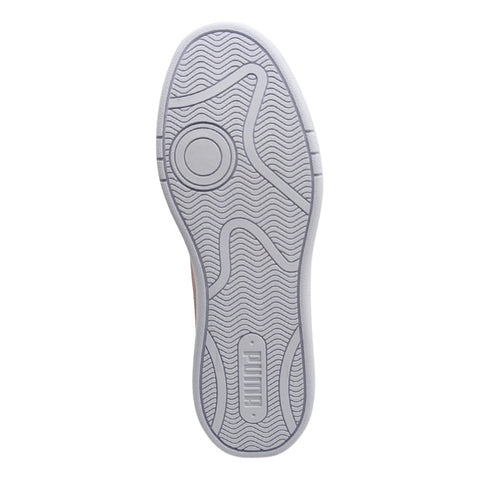 Tenis Puma Court Lally Blanco Rosa Mujer Juvenil 400367 04
