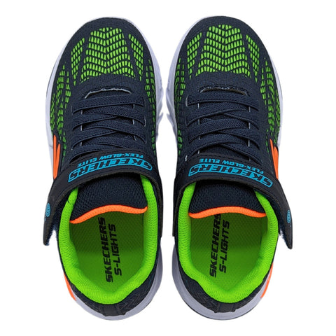 Tenis Skechers Flex Glow Elite Luces Azul 400137n Para Niño