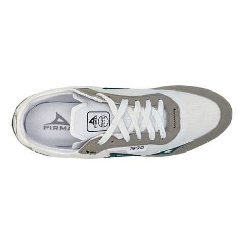 Tenis Pirma Milán Color Blanco/verde Urbano Hombre 5058