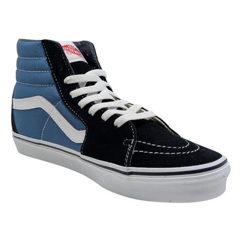 Tenis Vans Sk8-hi Negro Azul Bota Lona Gamuza Vn000d5invy Hombre