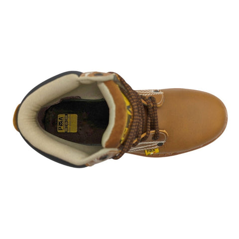 Bota Botin De Trabajo Con Casquillo Pma Modelo 136 Avellana
