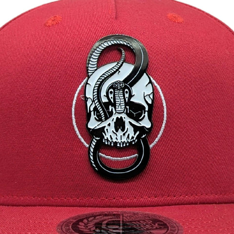 Gorra Antifashion Tenebrother Red Roja Algodón Bordado 011