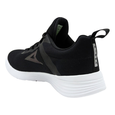 Tenis Dama Pirma 4517 Textil Negro Suela Blanca Mujer