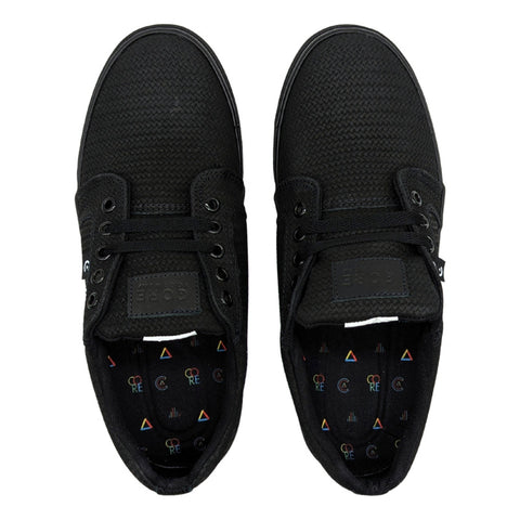 Tenis Core Smith Classics Black/black 172555 Caballero Hombre Gamuza