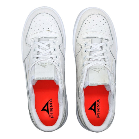 Tenis Mujer Pirma Piel Urbano Sport Ajustable Cordones Modelo 5524